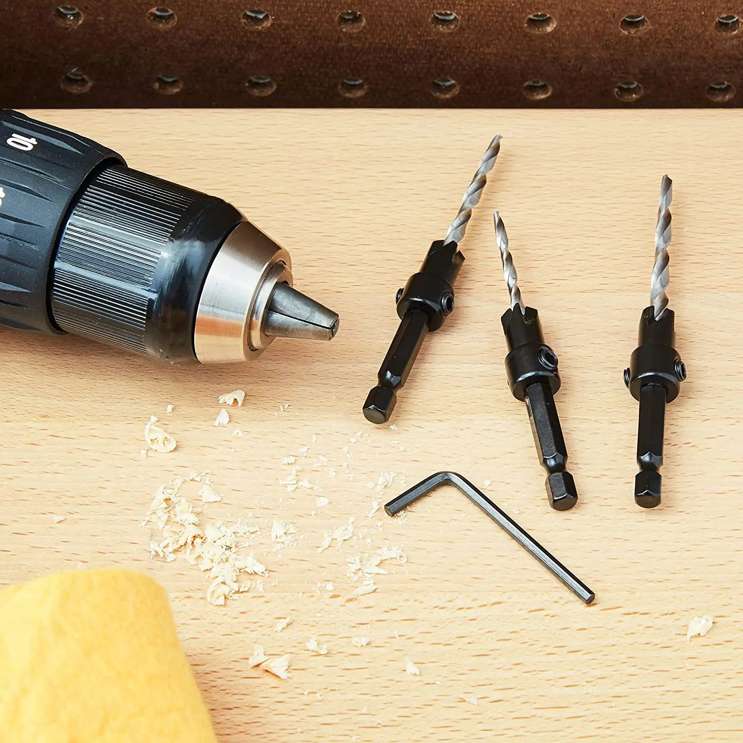 5-Piece Countersink Drill Bit Set