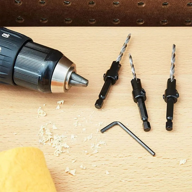 5-Piece Countersink Drill Bit Set