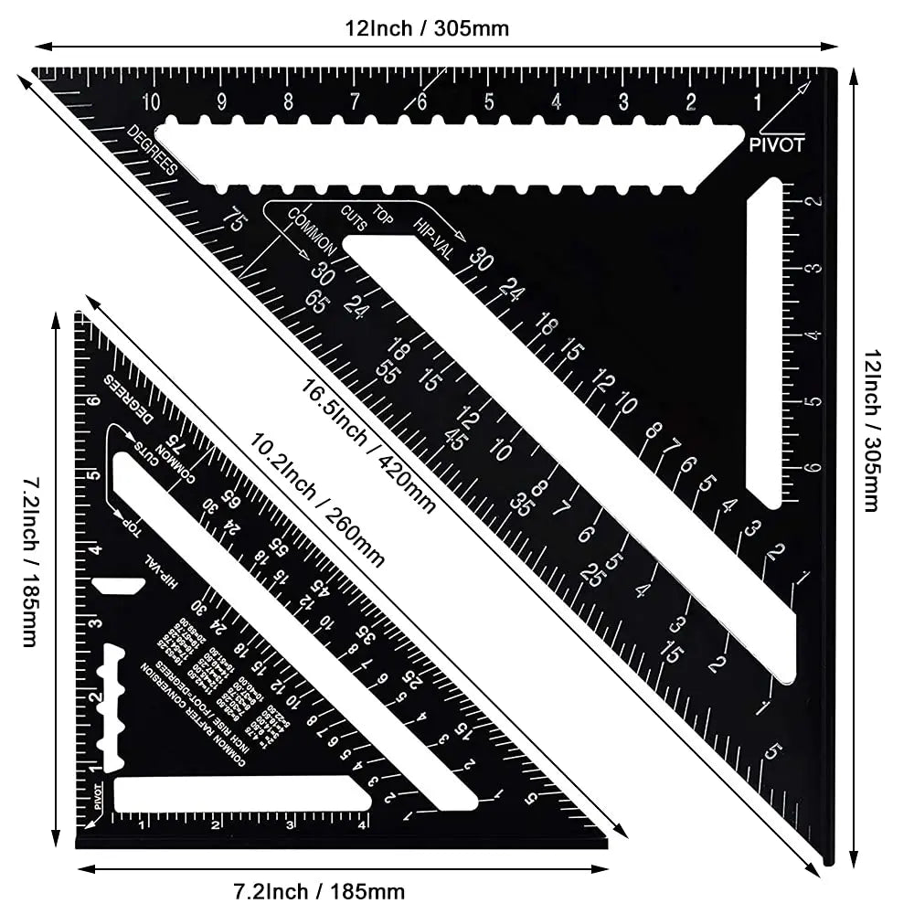 Triangle Ruler Protractor