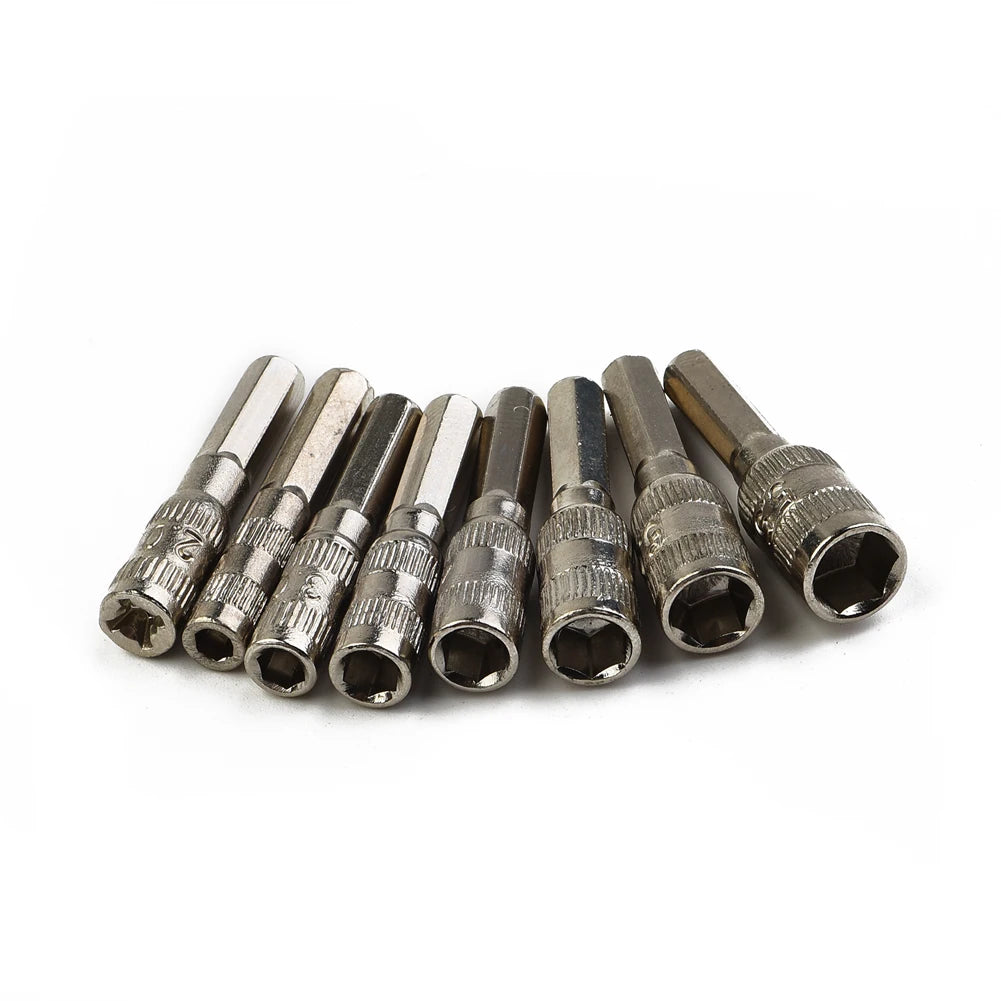 8-Piece Hex Socket Driver Bit Set (H4 Shank)