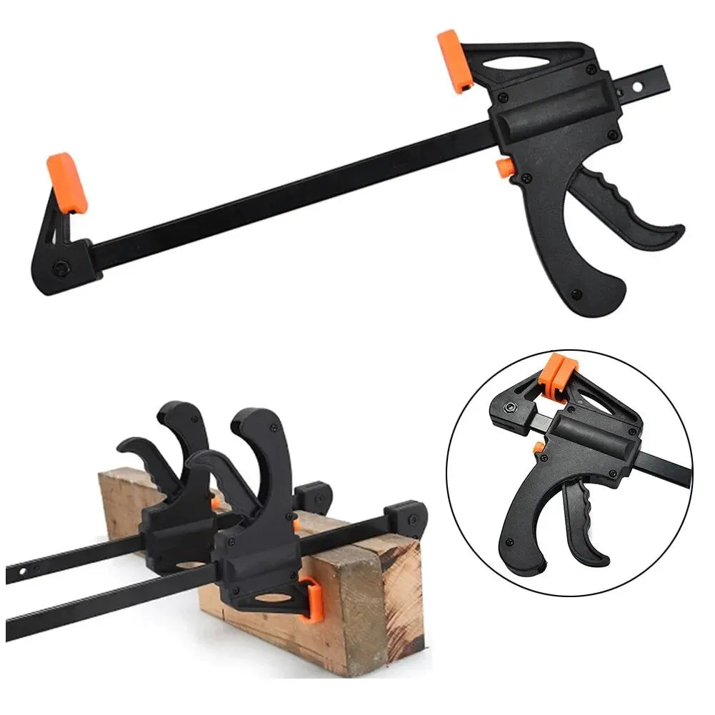 4-Inch Quick-Release F-Clamp Set (2-Pack)