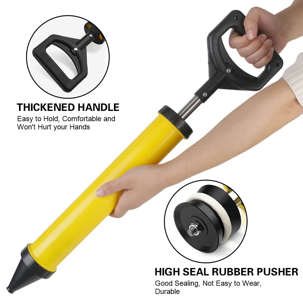 Heavy-Duty Caulking Gun with 4 Nozzles