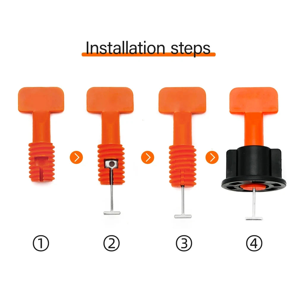Floor Tile Leveling System Clips