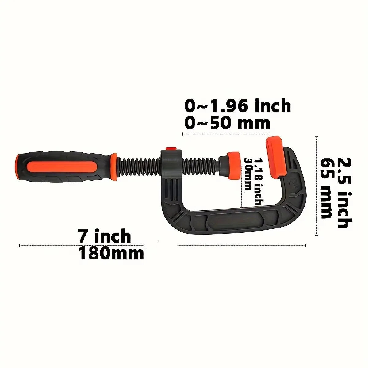 7-Inch Spring Clamps (2-Pack)