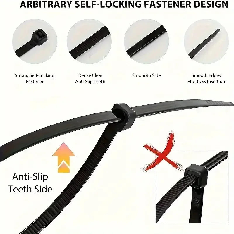 500pcs Cable Ties