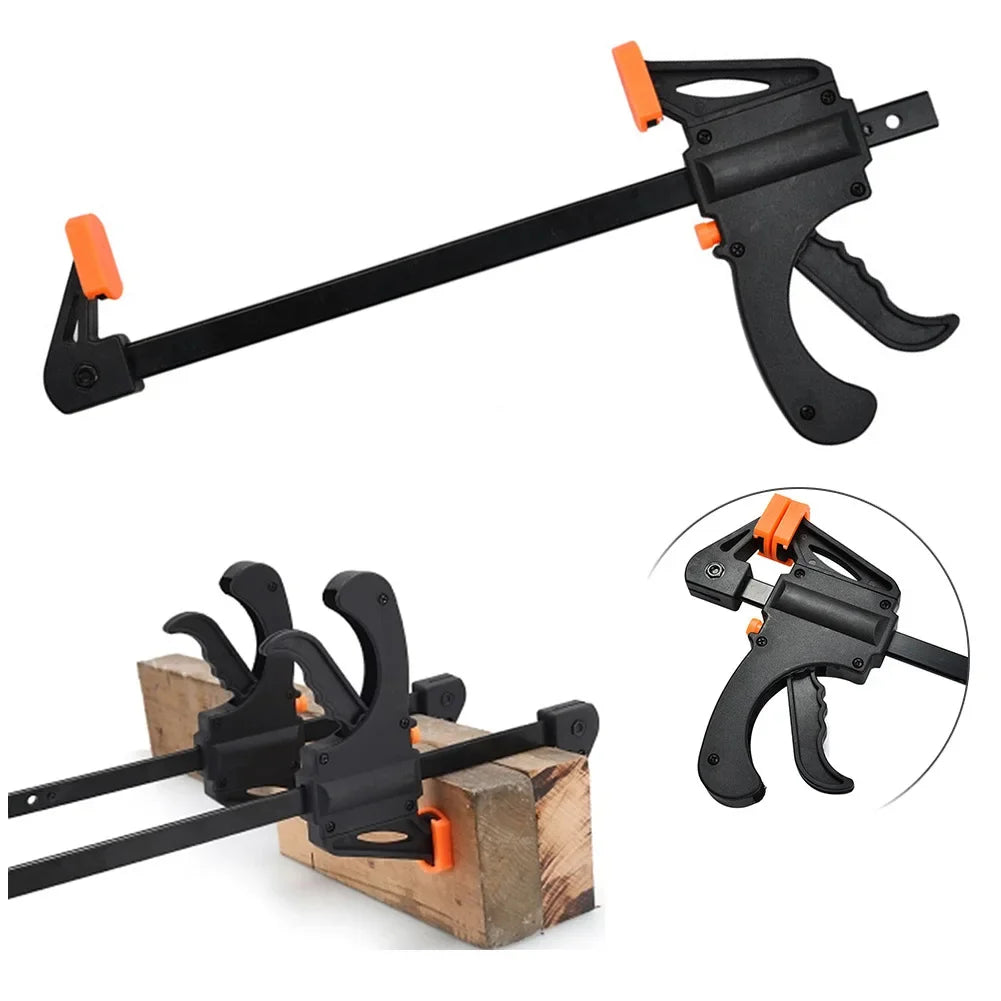4-Inch Quick-Release F-Clamp Set (2-Pack)