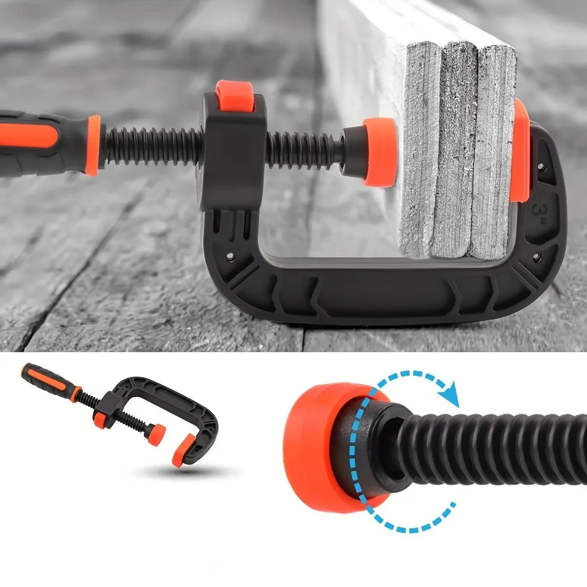 7-Inch Spring Clamps (2-Pack)