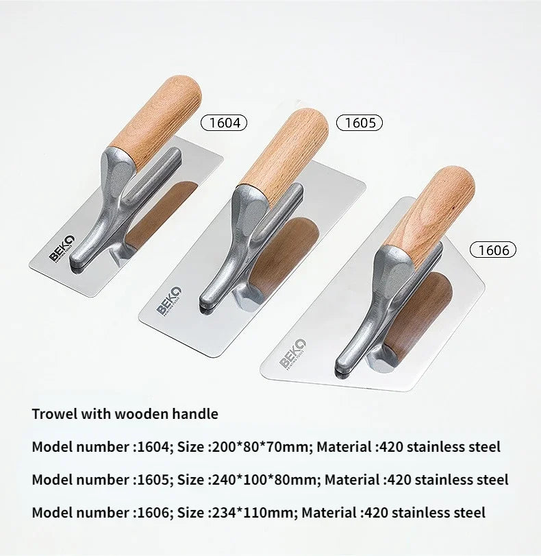 Concrete Trowel Tool Set - 3 Pieces