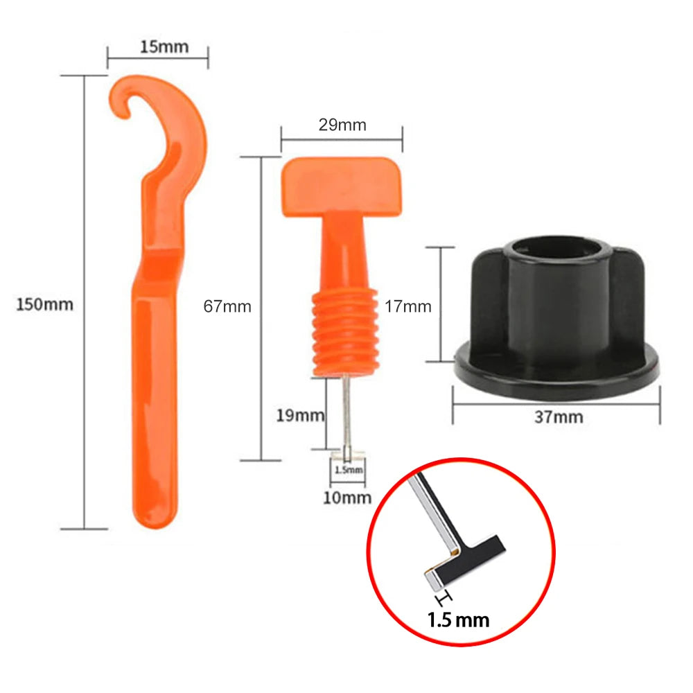 Floor Tile Leveling System Clips