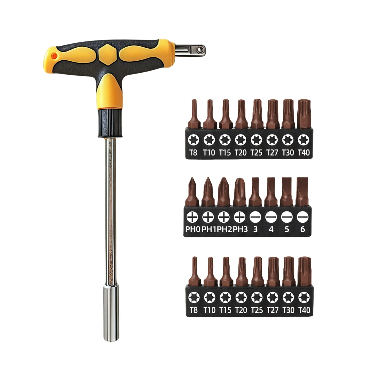T-Shape Multifunction Screwdriver Set