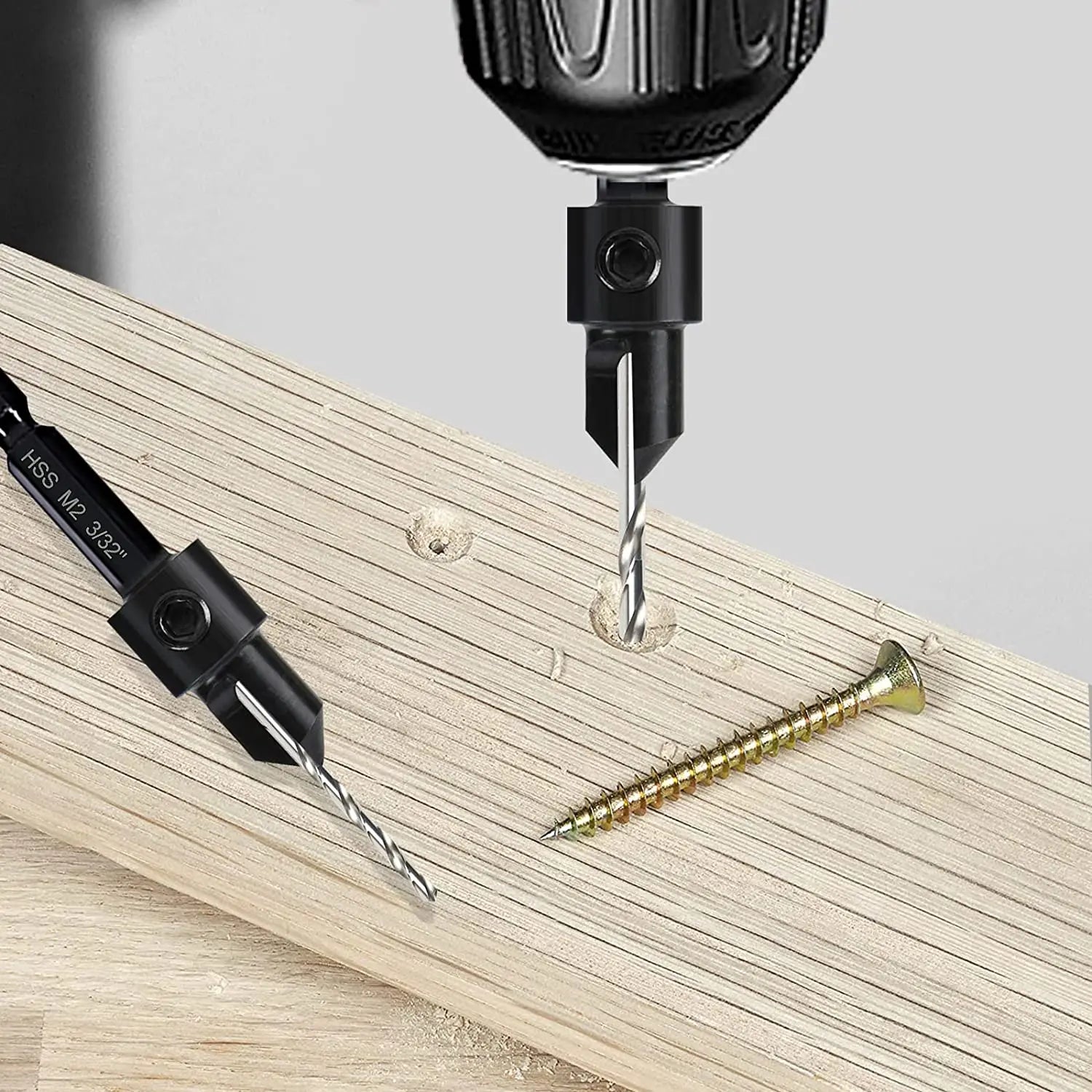 5-Piece Countersink Drill Bit Set