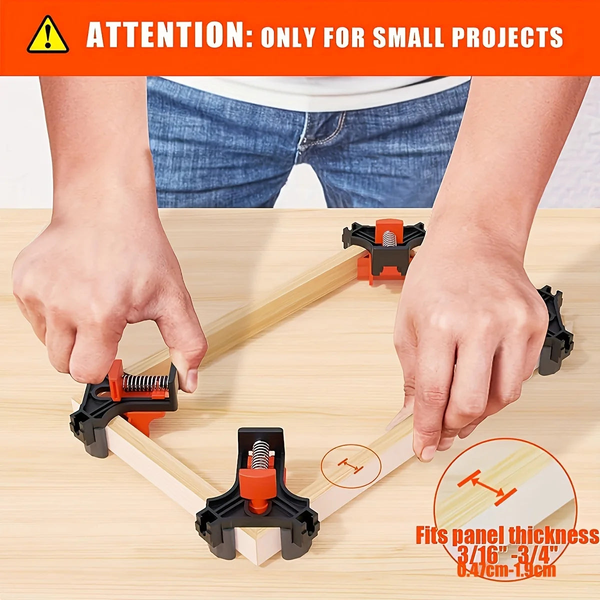 4pcs 90 Degree Corner Clamps